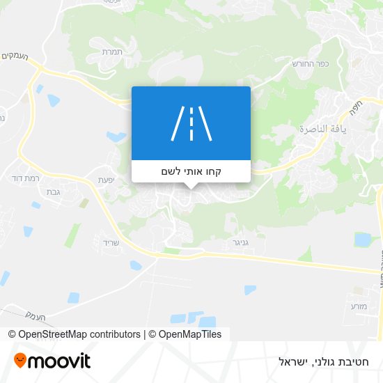 מפת חטיבת גולני