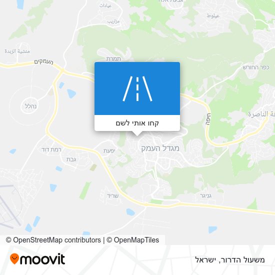 מפת משעול הדרור