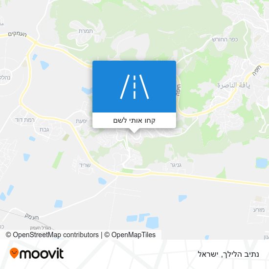 מפת נתיב הלילך