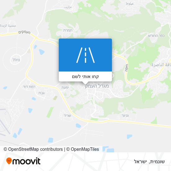 מפת שונמית