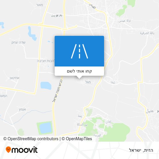 מפת הזית