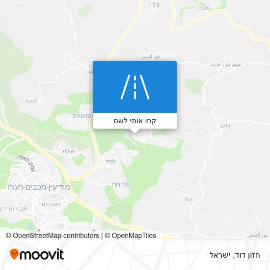 מפת חזון דוד