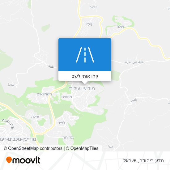מפת נודע ביהודה