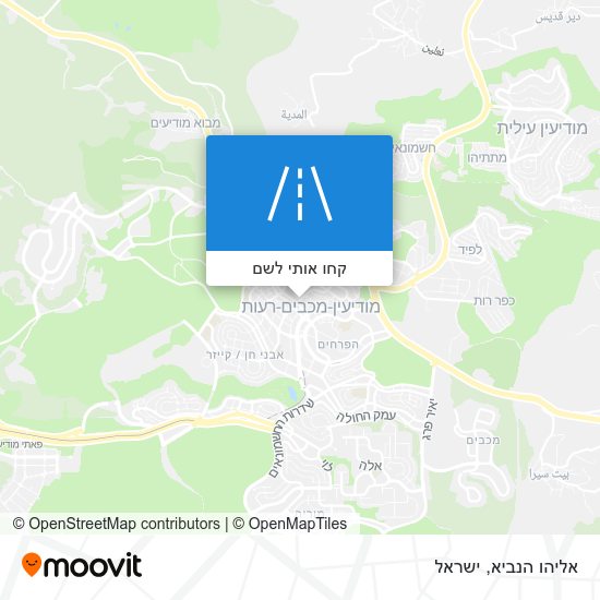 מפת אליהו הנביא