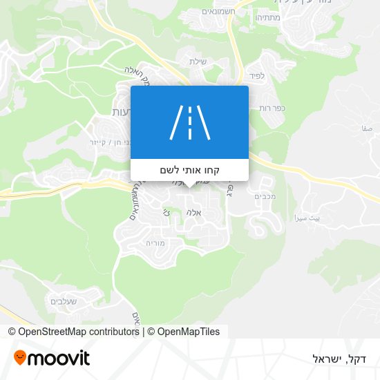 מפת דקל