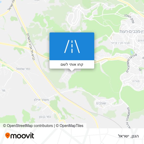 מפת הגנן