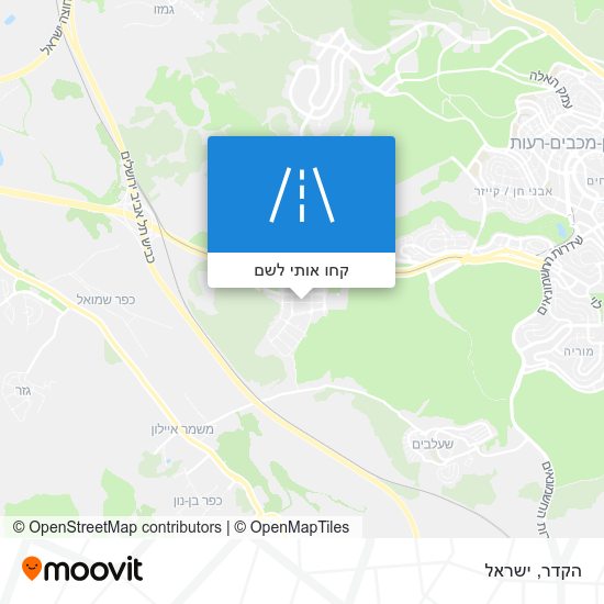 מפת הקדר