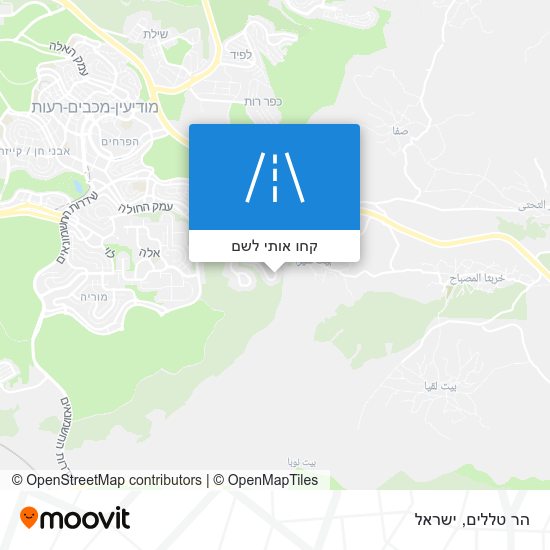 מפת הר טללים