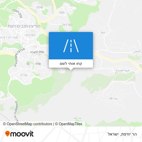 מפת הר יודפת