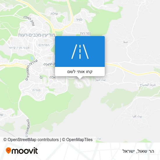 מפת הר שאול