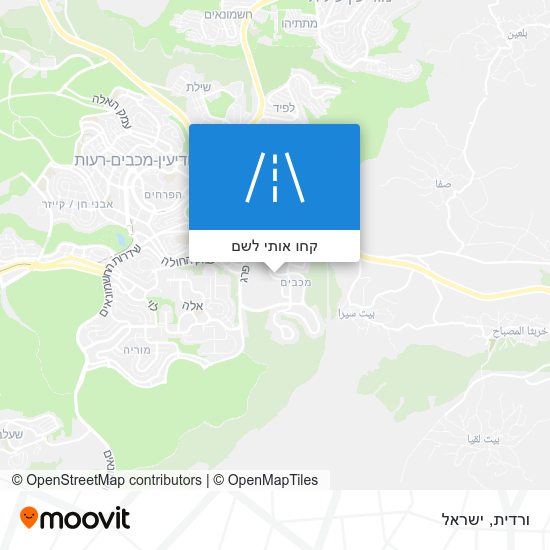 מפת ורדית