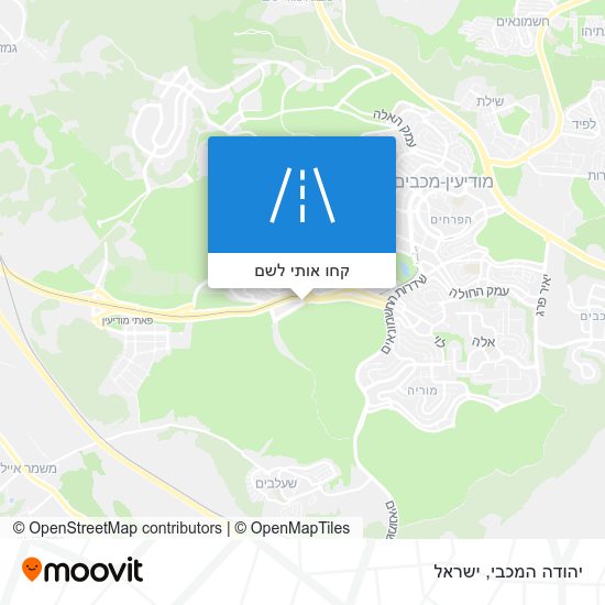 מפת יהודה המכבי