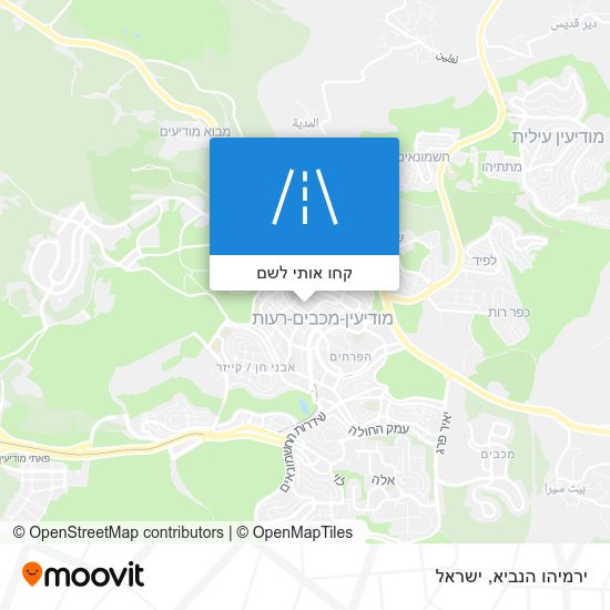 מפת ירמיהו הנביא