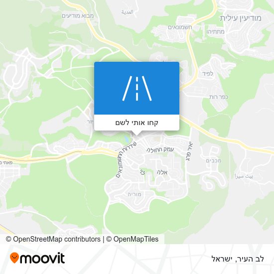 מפת לב העיר