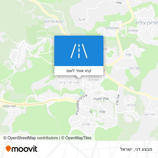 מפת מבצע דני