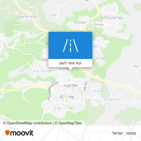 מפת מנתור