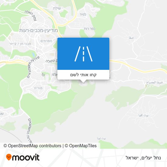 מפת נחל יעלים