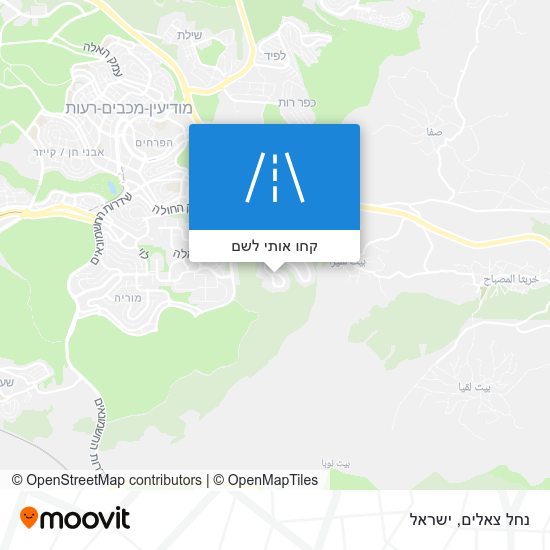 מפת נחל צאלים