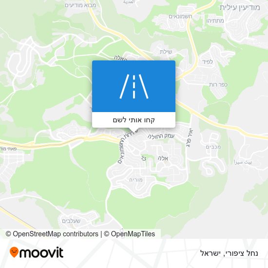 מפת נחל ציפורי
