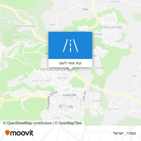מפת סמדר