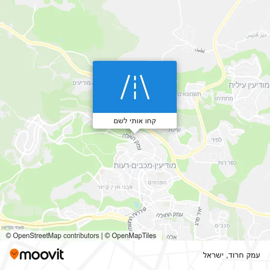 מפת עמק חרוד