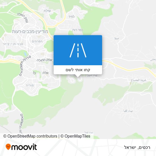מפת רכסים