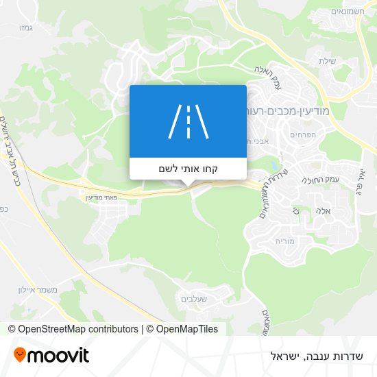 מפת שדרות ענבה