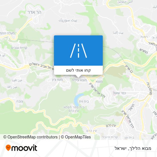 מפת מבוא הלילך