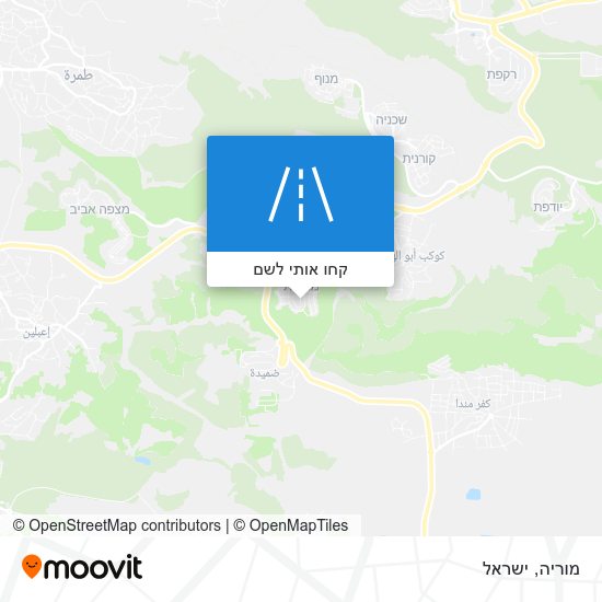 מפת מוריה