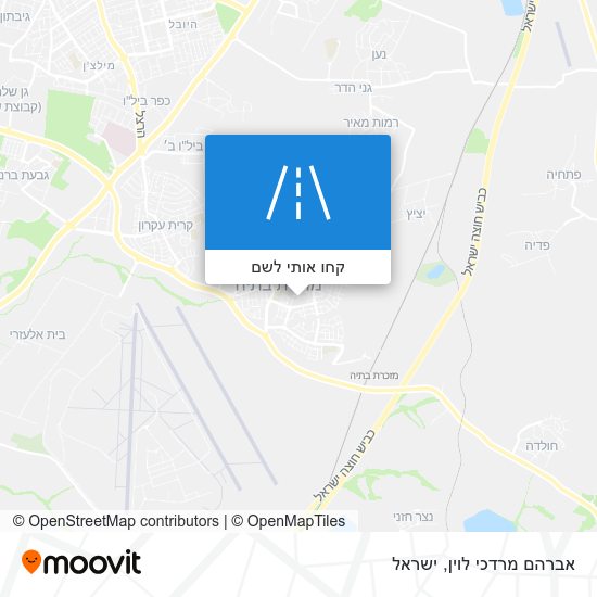 מפת אברהם מרדכי לוין