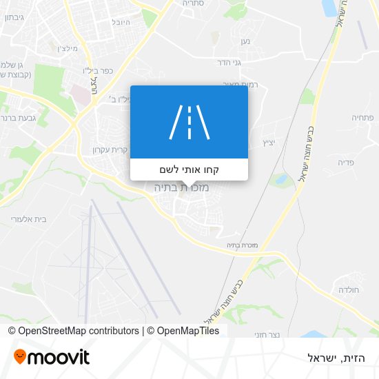 מפת הזית