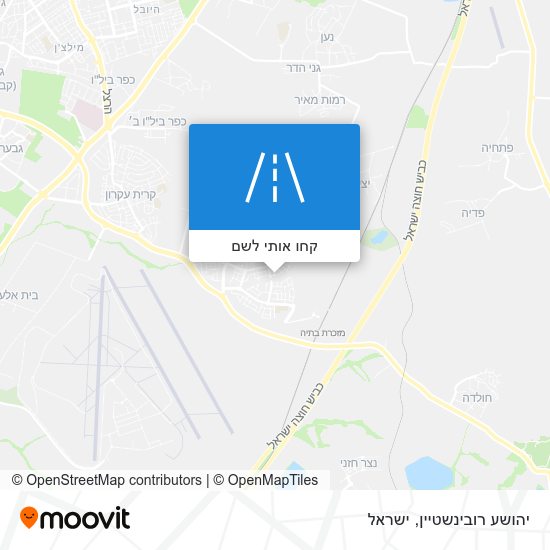 מפת יהושע רובינשטיין