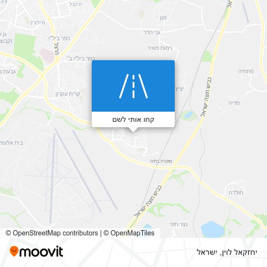 מפת יחזקאל לוין