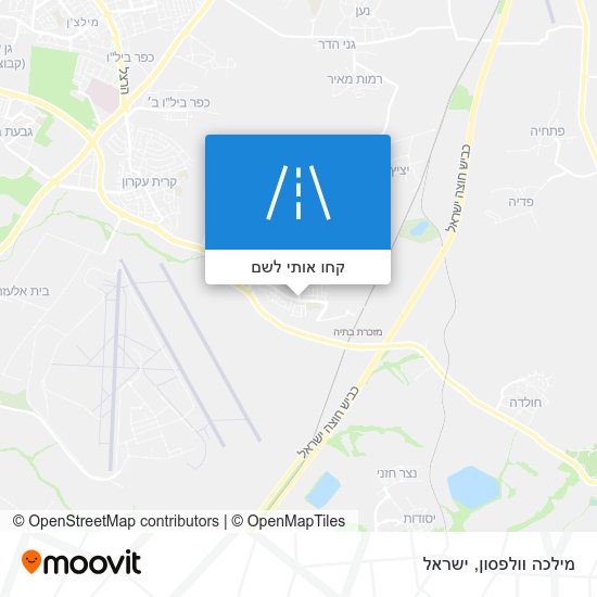 מפת מילכה וולפסון