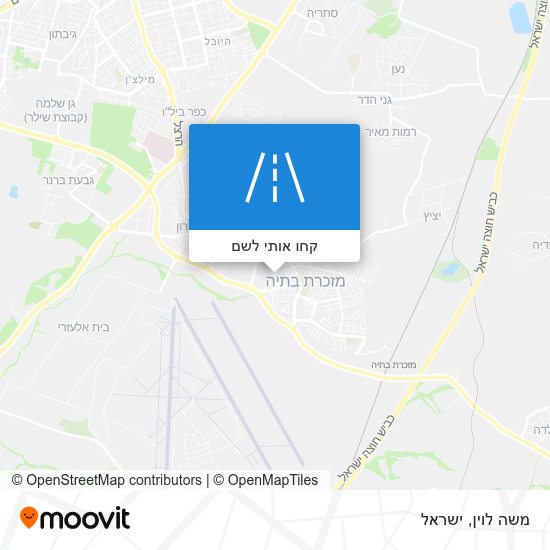 מפת משה לוין