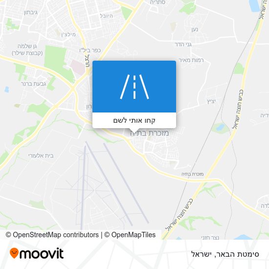 מפת סימטת הבאר