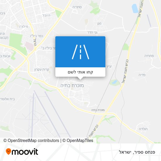 מפת פנחס ספיר