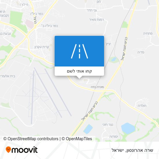 מפת שרה אהרונסון