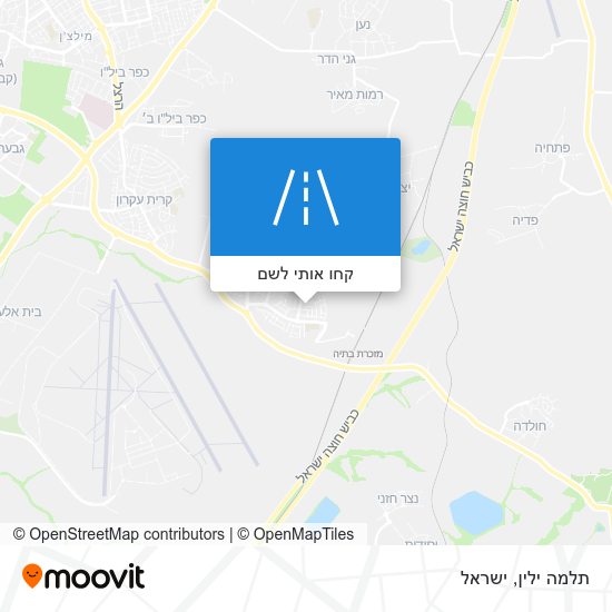 מפת תלמה ילין