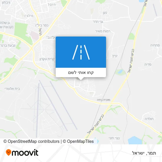 מפת תמר