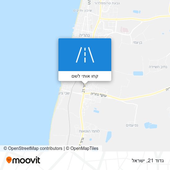 מפת גדוד 21