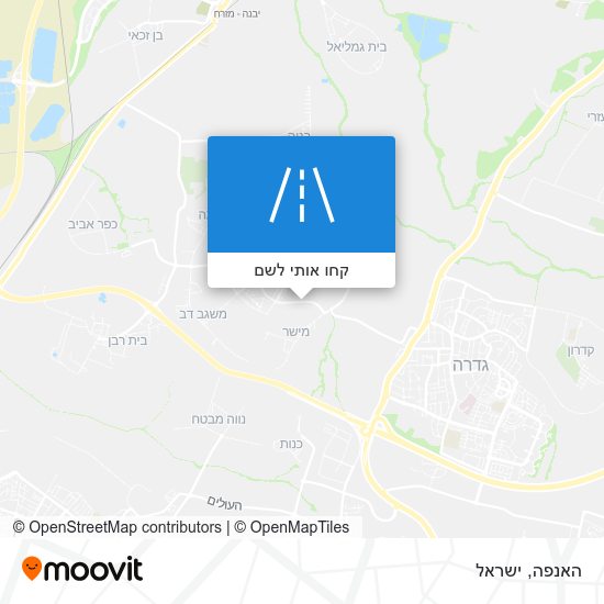 מפת האנפה