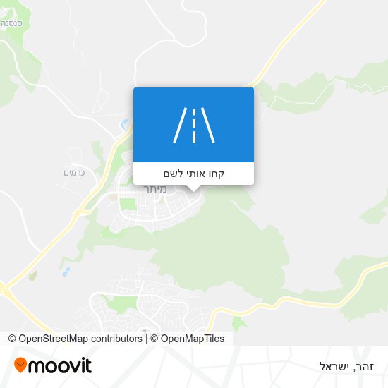 מפת זהר