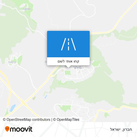 מפת חברון