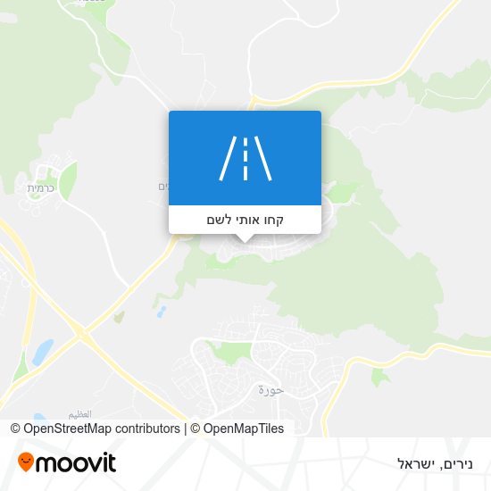 מפת נירים