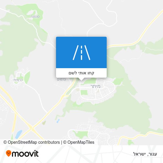 מפת עגור