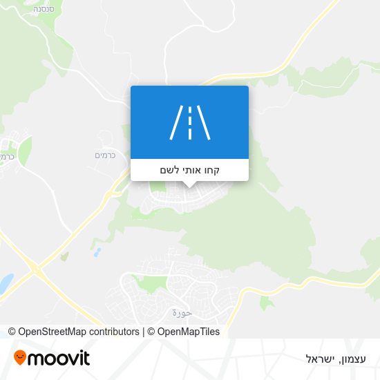 מפת עצמון