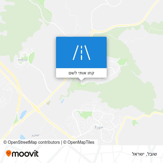 מפת שובל