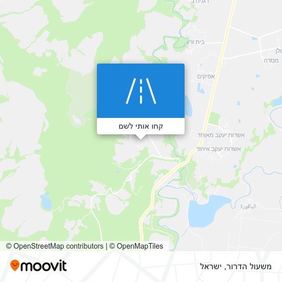 מפת משעול הדרור