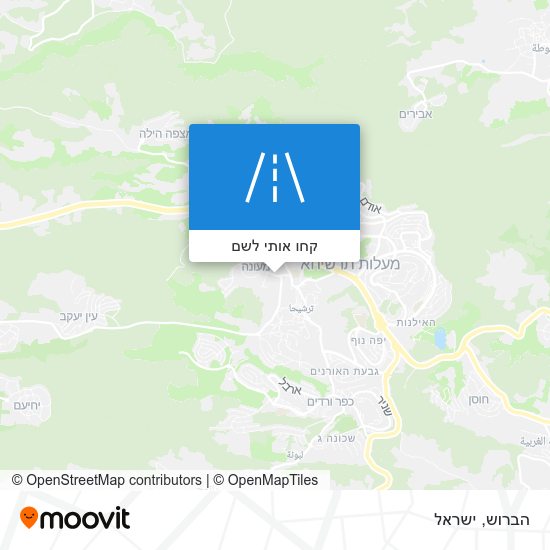 מפת הברוש